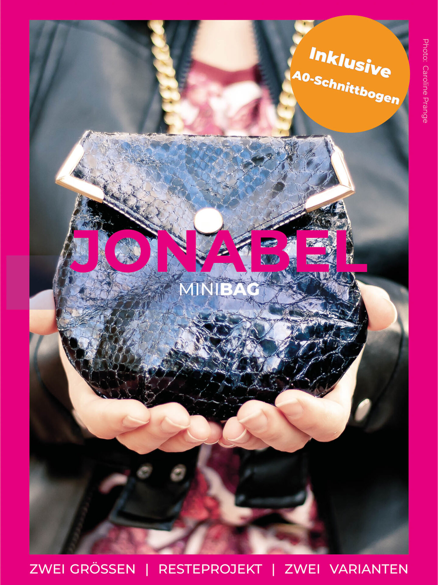 Minibag Jonabel - Tasche nähen zum Umhängen oder als Gürteltasche tragen. Stoffresteprojekt