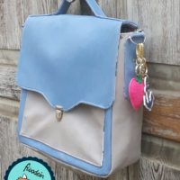 Mit der Anleitung "Vintage Schoolbag Leonabel" kannst du Rucksack, Messengerbag oder Fahrradtasche nähen. Das Schnittmuster ist in zwei Größen enthalten.