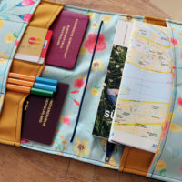 näh dir dein Reiseunterlagen Etui nach dem Schnitt Traveller Briefcase Camino!
