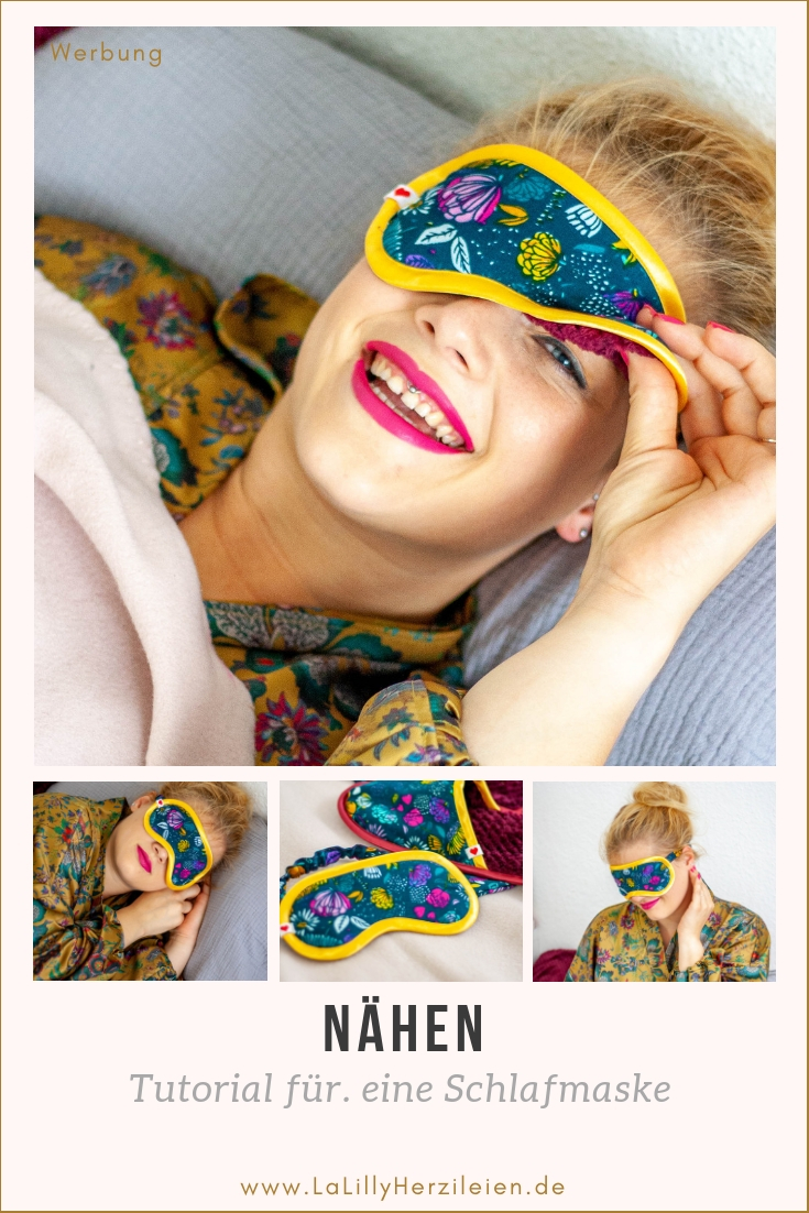 Anzeige: Mit dem tutorial für "Sueno" kannst du eine Schlafmaske nähen um sie zu verschenken oder selber zu nutzen. Ich wünsche dir viel Freude beim Nacharbeiten!