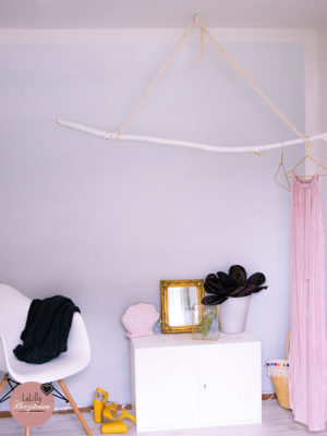 Wand mit Farbverlauf streichen – Makeover fürs Ankleidezimmer