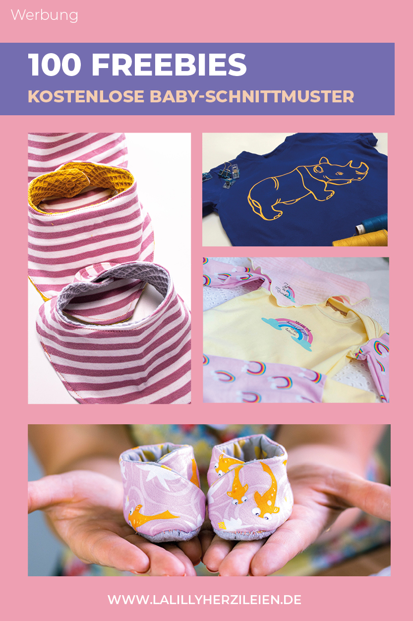 hier findest du die Links für über 100 kostenlose Schnittmuster für Babys. Viel Spaß beim Nähen süßer, kleiner Kleidung und Accessoires!