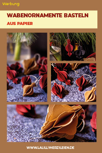 Wabenbälle basteln aus Papier- Honeycomb Element für den Weihnachtsbaum
