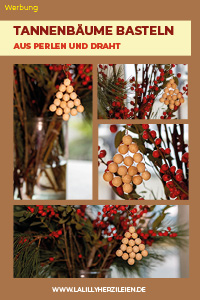 Ich zeige dir in diesem Tutorial, wie du Tannenbäume aus Holzperlen basteln kannst um deinen Boho-Weihnachtsbaumschmuck zu ergänzen. 
