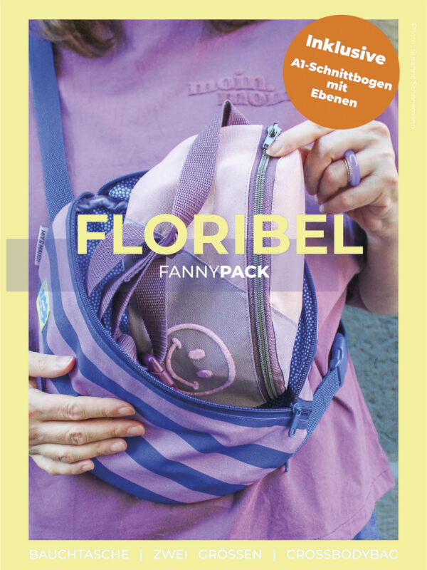Bauchtasche Fannypack Floribel – Schnittmuster und Anleitung